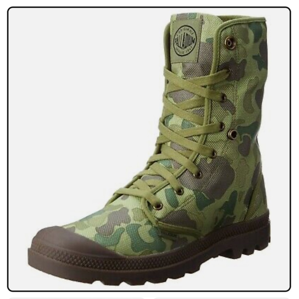 Palladium Men’s baggy camo boot